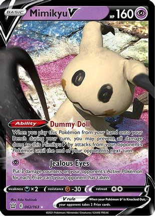 Mimikyu V - 62/163 [SWSH05: Battle Styles] Holofoil