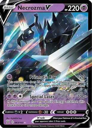 Necrozma V - 63/163 [SWSH05: Battle Styles] Holofoil