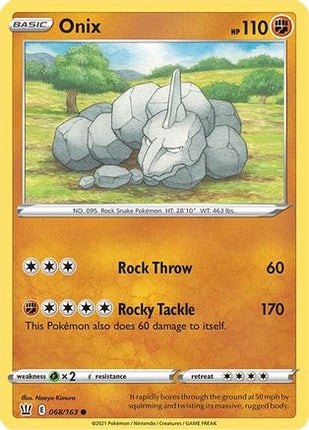 Onix (068/163) [Sword & Shield: Battle Styles]