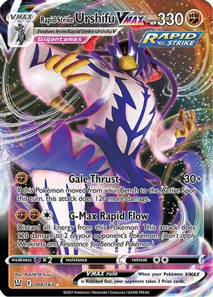 Rapid Strike Urshifu VMAX - 88/163 [SWSH05: Battle Styles] Holofoil