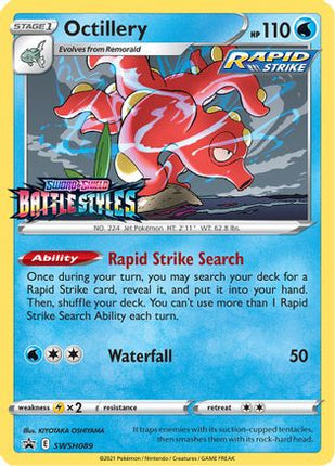 Octillery - SWSH089 (Prerelease) - null/null [SWSH: Sword & Shield Promo Cards] Holofoil