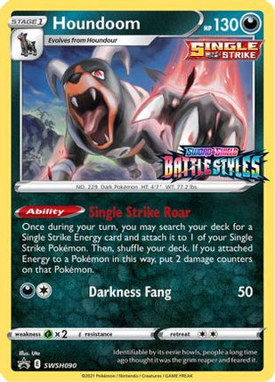 Houndoom - SWSH090 (Prerelease) - null/null [SWSH: Sword & Shield Promo Cards] Holofoil