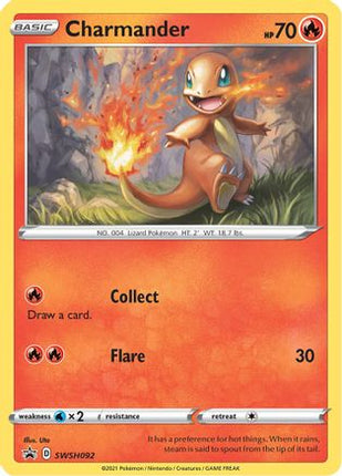 Charmander - SWSH092 - SWSH092/null [SWSH: Sword & Shield Promo Cards] Holofoil