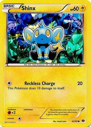 Shinx - 43/99 (Cracked Ice Holo) [Blister Exclusives] Holofoil