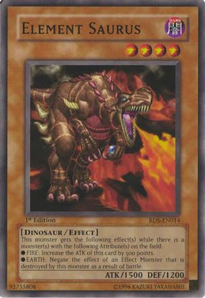 Element Saurus (Common / Short Print) [RDS-EN014] Rise of Destiny 1st Edition