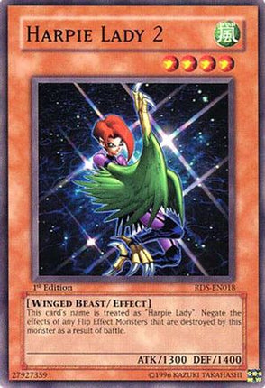 Harpie Lady 2 (Common / Short Print) [RDS-EN018] Rise of Destiny 1st Edition