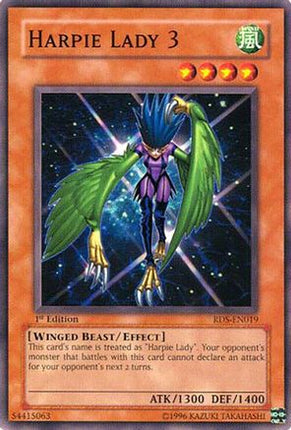 Harpie Lady 3 (Common / Short Print) [RDS-EN019] Rise of Destiny Unlimited