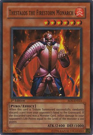 Thestalos the Firestorm Monarch (Super Rare) [RDS-EN021] Rise of Destiny Unlimited