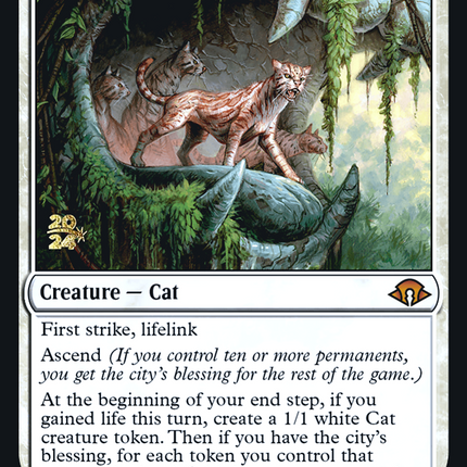 Ocelot Pride [Modern Horizons 3 Promos] Prerelease Foil