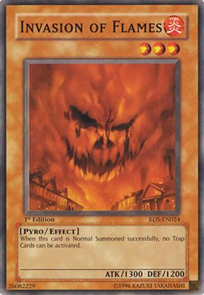 Invasion of Flames (Common / Short Print) [RDS-EN024] Rise of Destiny 1st Edition