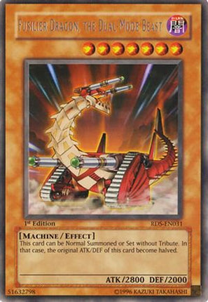 Fusilier Dragon, the Dual-Mode Beast (Rare) [RDS-EN031] Rise of Destiny 1st Edition
