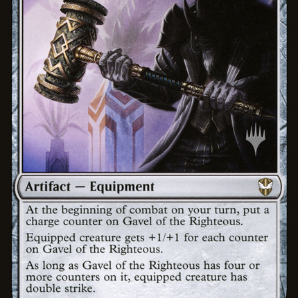 Gavel of the Righteous [New Capenna Commander Promos] Foil