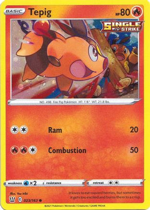 Tepig - 023/163 (Cosmos Holo) [Miscellaneous Cards & Products] Holofoil