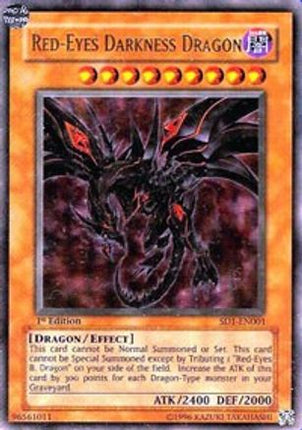 Red-Eyes Darkness Dragon (Ultra Rare) [SD1-EN001] Structure Deck: Dragon's Roar Unlimited