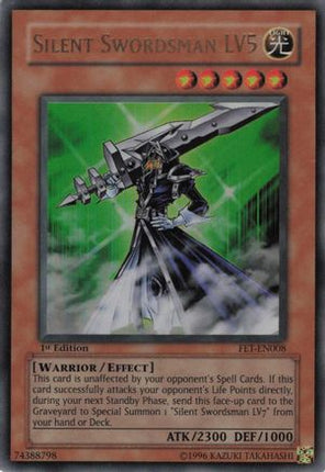 Silent Swordsman LV5 (Ultra Rare) [FET-EN008] Flaming Eternity 1st Edition