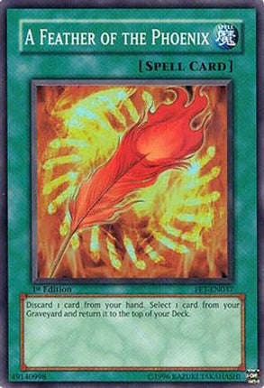 A Feather of the Phoenix (Super Rare) [FET-EN037] Flaming Eternity 1st Edition