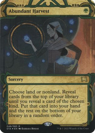 Abundant Harvest (Foil Etched) [Strixhaven Mystical Archive] Foil