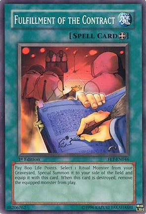 Fulfillment of the Contract (Common / Short Print) [FET-EN046] Flaming Eternity 1st Edition