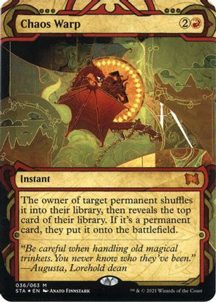 Chaos Warp (Foil Etched) [Strixhaven Mystical Archive] Foil