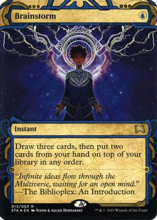 Brainstorm (Foil Etched) [Strixhaven Mystical Archive] Foil