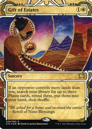 Gift of Estates (Foil Etched) [Strixhaven Mystical Archive] Foil