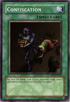 Confiscation (Common / Short Print) [DB1-EN023] Dark Beginning 1 Unlimited