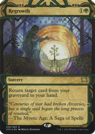Regrowth (Foil Etched) [Strixhaven Mystical Archive] Foil