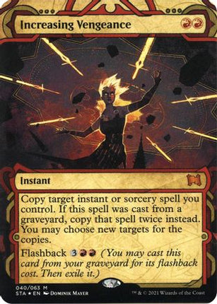 Increasing Vengeance (Foil Etched) [Strixhaven Mystical Archive] Foil