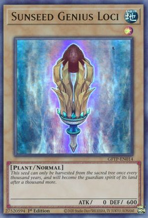 Sunseed Genius Loci (Ultra Rare) [GFTP-EN014] 1st Edition
