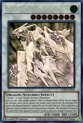Crystal Wing Synchro Dragon (Ghost Rare)  [GFTP-EN130] 1st Edition
