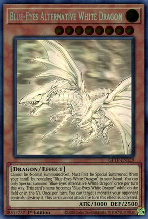Blue-Eyes Alternative White Dragon (Ghost Rare)  [GFTP-EN129] 1st Edition