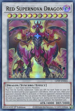 Red Supernova Dragon (Ultra Rare) [GFTP-EN045] 1st Edition