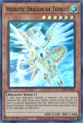 Hieratic Dragon of Tefnuit (Ultra Rare) [GFTP-EN050] 1st Edition