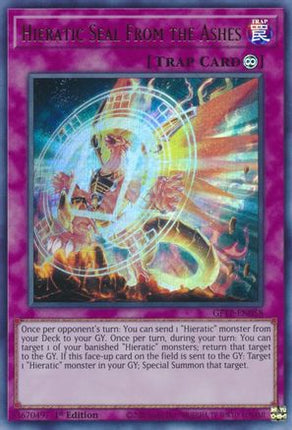 Hieratic Seal From the Ashes (Ultra Rare) [GFTP-EN058] 1st Edition
