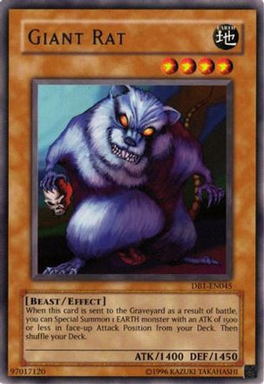 Giant Rat (Rare) [DB1-EN045] Dark Beginning 1 Unlimited