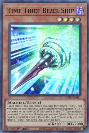 Time Thief Bezel Ship (Ultra Rare) [GFTP-EN061] 1st Edition