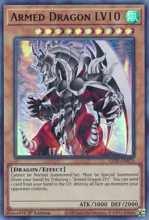 Armed Dragon LV10 (Ultra Rare) [GFTP-EN075] 1st Edition