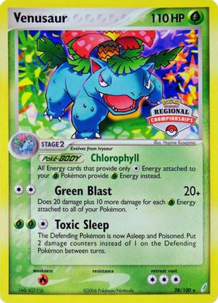 Venusaur - 28/100 (Regional Championships) [League & Championship Cards]