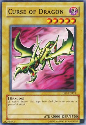 Curse of Dragon (Common / Short Print) [DB1-EN123] Dark Beginning 1 Unlimited