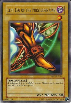 Left Leg of the Forbidden One (Common / Short Print) [DB1-EN136] Dark Beginning 1 Unlimited
