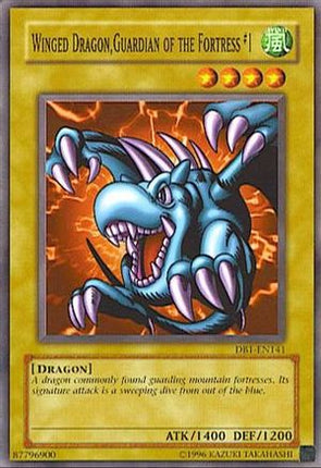 Winged Dragon, Guardian of the Fortress #1 (Common / Short Print) [DB1-EN141] Dark Beginning 1 Unlimited