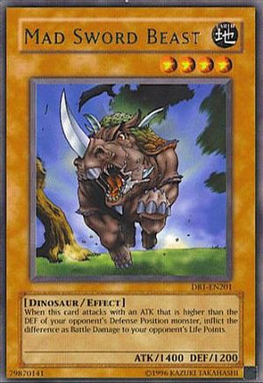 Mad Sword Beast (Rare) [DB1-EN201] Dark Beginning 1 Unlimited
