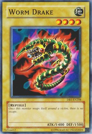 Worm Drake (Common / Short Print) [DB1-EN208] Dark Beginning 1 Unlimited