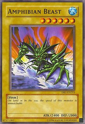 Amphibian Beast (Common / Short Print) [DB1-EN211] Dark Beginning 1 Unlimited