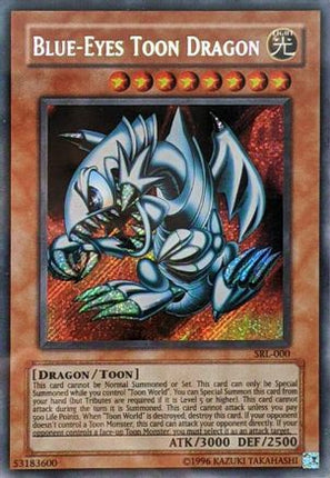 Blue-Eyes Toon Dragon (SRL-000) (Secret Rare) [SRL-000] Spell Ruler Unlimited