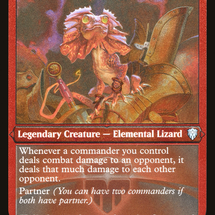Kediss, Emberclaw Familiar [Commander Legends] Etched Foil