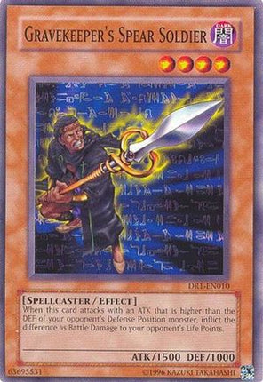 Gravekeeper's Spear Soldier (Common / Short Print) [DR1-EN010] Dark Revelation Volume 1 Unlimited