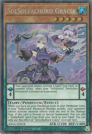 SolSolfachord Gracia (CR) (Collector's Rare) [ANGU-EN018] 1st Edition