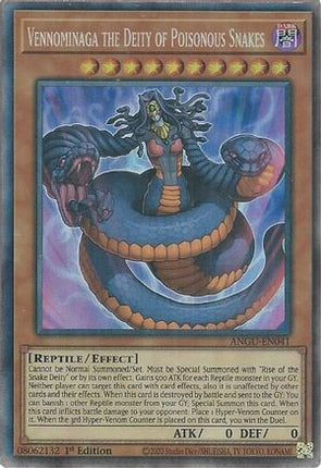 Vennominaga the Deity of Poisonous Snakes (CR) (Collector's Rare) [ANGU-EN041] 1st Edition