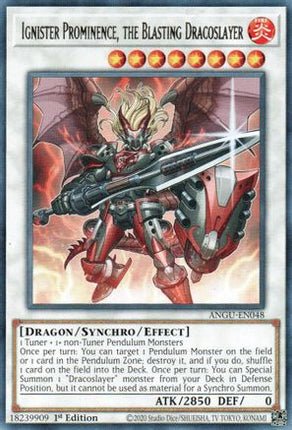 Ignister Prominence, the Blasting Dracoslayer (Rare) [ANGU-EN048] 1st Edition